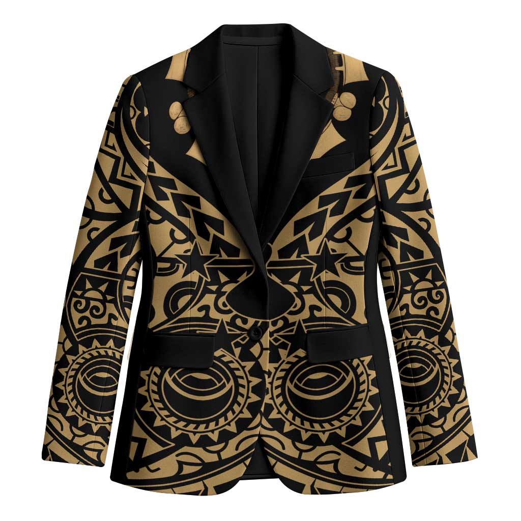 Austral Islands Blazer Tuhaa Pae Penu Stars Necklace Gold LT14 Unisex Gold - Polynesian Pride