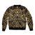 Austral Islands Bomber Jacket Tuhaa Pae Penu Stars Necklace Gold - Polynesian Pride