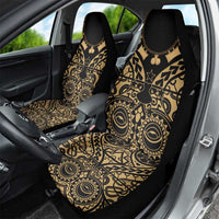 Austral Islands Car Seat Cover Tuhaa Pae Penu Stars Necklace Gold - Polynesian Pride