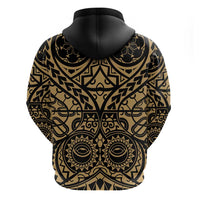 Austral Islands Hoodie Tuhaa Pae Penu Stars Necklace Gold - Polynesian Pride