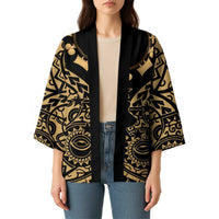 Austral Islands Kimono Tuhaa Pae Penu Stars Necklace Gold - Polynesian Pride