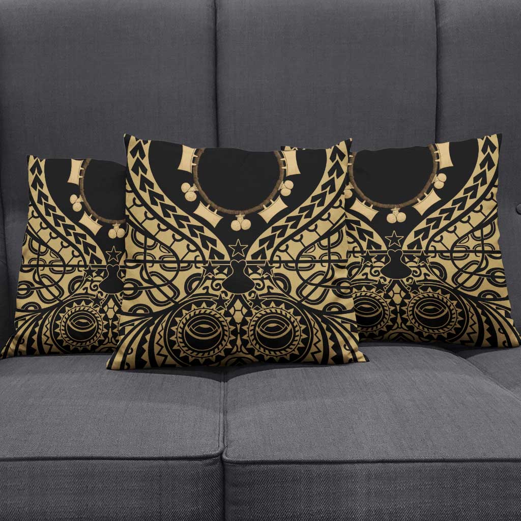 Austral Islands Pillow Cover Tuhaa Pae Penu Stars Necklace Gold - Polynesian Pride