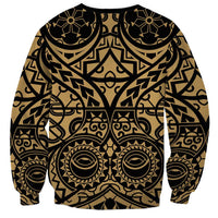 Austral Islands Sweatshirt Tuhaa Pae Penu Stars Necklace Gold - Polynesian Pride