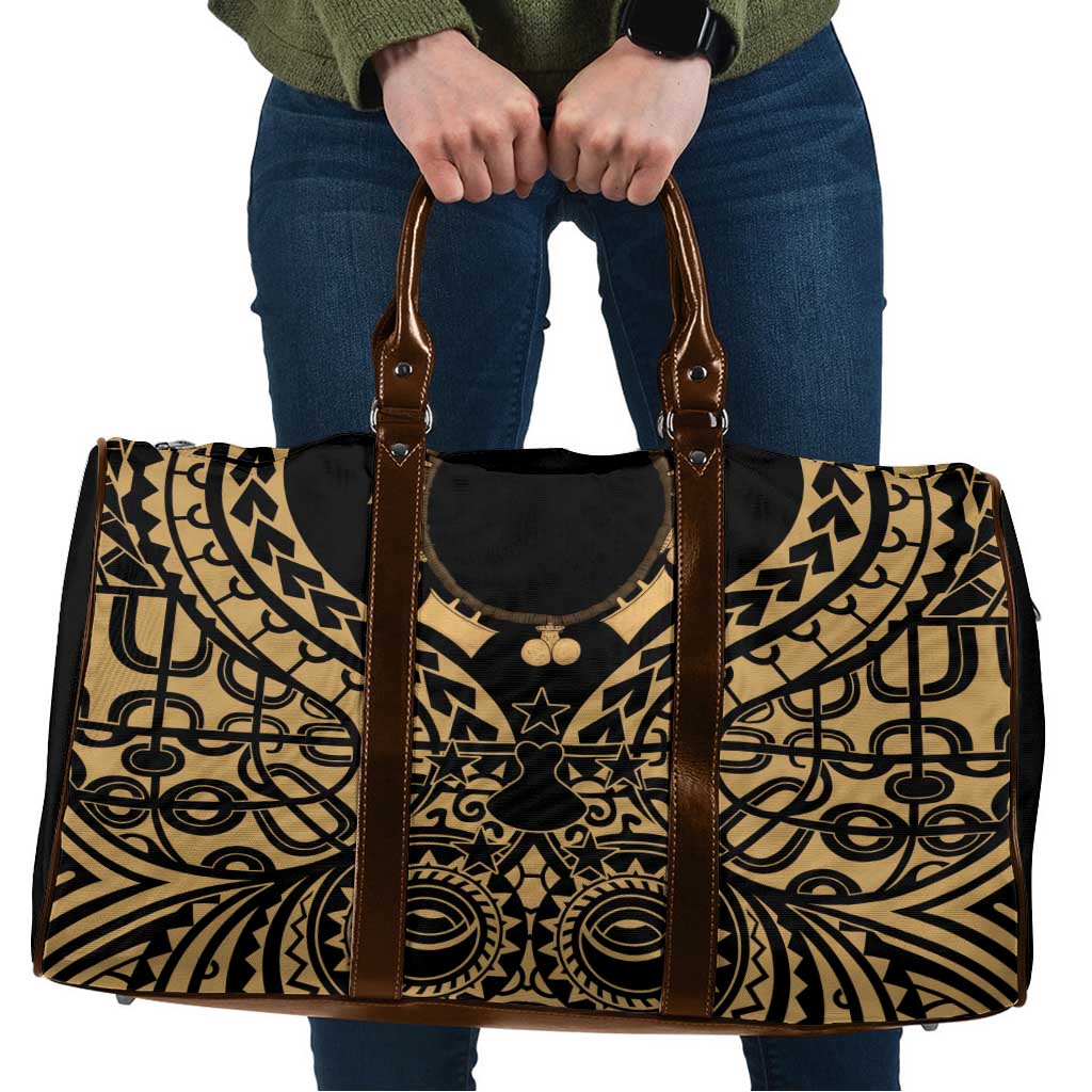 Austral Islands Travel Bag Tuhaa Pae Penu Stars Necklace Gold - Polynesian Pride