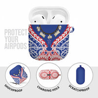 Austral Islands AirPods Case Tuhaa Pae Penu Stars Necklace Red - Polynesian Pride