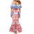 Austral Islands Mermaid Dress Tuhaa Pae Penu Stars Necklace Red - Polynesian Pride