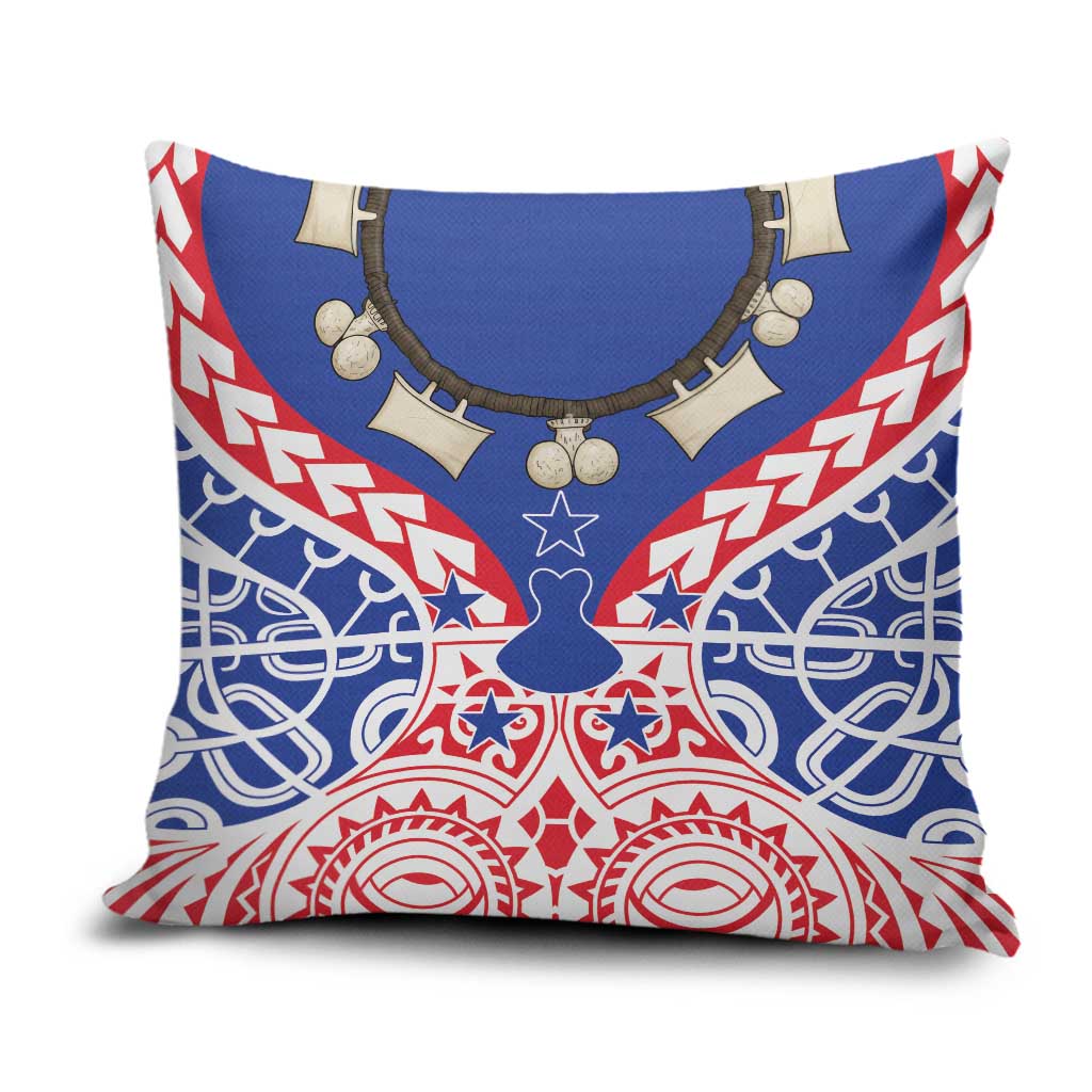 Austral Islands Pillow Cover Tuhaa Pae Penu Stars Necklace Red - Polynesian Pride