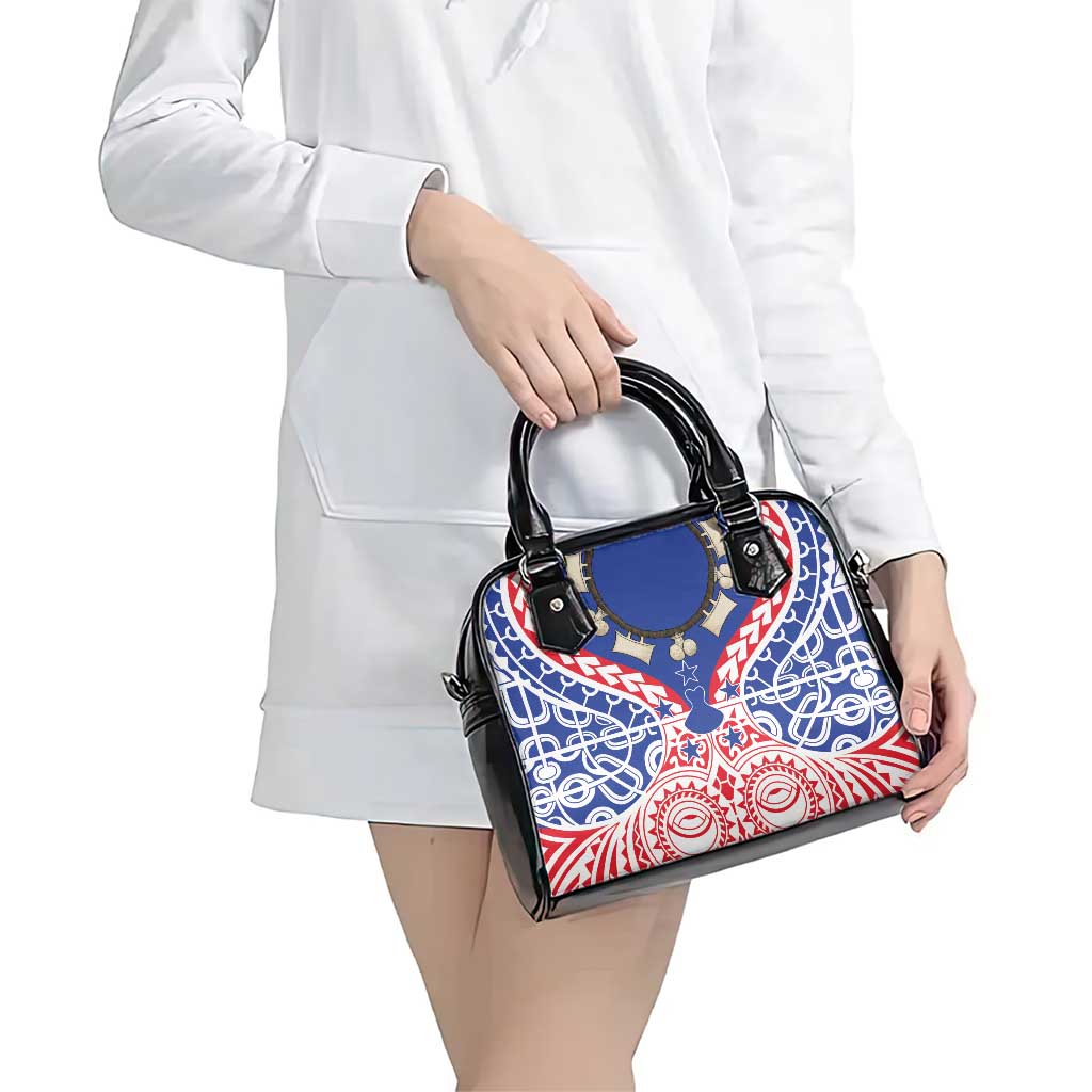 Austral Islands Shoulder Handbag Tuhaa Pae Penu Stars Necklace Red - Polynesian Pride