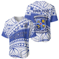 Personalised Samoa St Josephs College Baseball Jersey Marist Brothers Samoan Pattern LT14 - Polynesian Pride