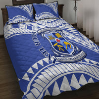 Personalised Samoa St Josephs College Quilt Bed Set Marist Brothers Samoan Pattern LT14 - Polynesian Pride