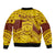 Personalised Samoa College Bomber Jacket Samoan Pattern LT14 - Polynesian Pride