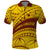 Personalised Samoa College Polo Shirt Samoan Pattern LT14 Gold - Polynesian Pride