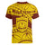 Personalised Samoa College Women V Neck T Shirt Samoan Pattern LT14 - Polynesian Pride