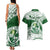 Personalised Samoa Faleata College Couples Matching Tank Maxi Dress and Hawaiian Shirt Samoan Pattern LT14 - Polynesian Pride