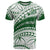 Personalised Samoa Faleata College T Shirt Samoan Pattern LT14 Green - Polynesian Pride