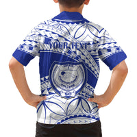 Personalised Samoa Safata College Family Matching Short Sleeve Bodycon Dress and Hawaiian Shirt Samoan Pattern LT14 - Polynesian Pride