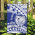 Personalised Samoa Safata College Garden Flag Samoan Pattern LT14 Garden Flag Blue - Polynesian Pride