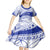Personalised Samoa Safata College Kid Short Sleeve Dress Samoan Pattern LT14 - Polynesian Pride