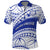 Personalised Samoa Safata College Polo Shirt Samoan Pattern LT14 Blue - Polynesian Pride