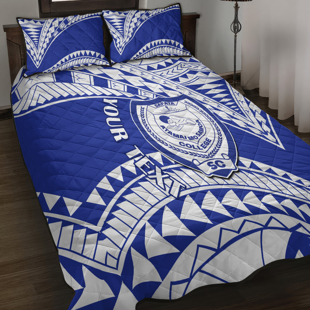 Personalised Samoa Safata College Quilt Bed Set Samoan Pattern LT14 - Polynesian Pride