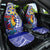 Personalised Philippines Car Seat Cover Filipino Sarimanok With Polynesian Tattoo LT14 One Size Blue - Polynesian Pride