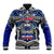 Samoa 685 Baseball Jacket Samoan Coat Of Arms Simple Style LT14 Unisex Blue - Polynesian Pride