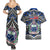 Samoa 685 Couples Matching Summer Maxi Dress and Hawaiian Shirt Samoan Coat Of Arms Simple Style LT14 - Polynesian Pride