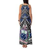 Samoa 685 Family Matching Tank Maxi Dress and Hawaiian Shirt Samoan Coat Of Arms Simple Style LT14 - Polynesian Pride