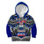 Samoa 685 Kid Hoodie Samoan Coat Of Arms Simple Style LT14 Hoodie Blue - Polynesian Pride