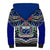 Samoa 685 Sherpa Hoodie Samoan Coat Of Arms Simple Style LT14 - Polynesian Pride