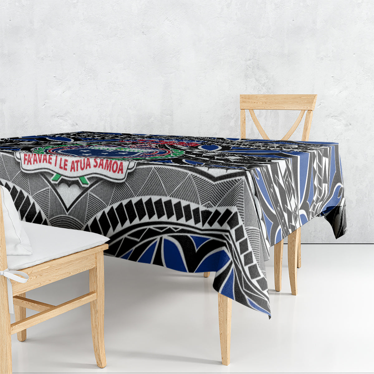 Samoa 685 Tablecloth Samoan Coat Of Arms Simple Style LT14 - Polynesian Pride