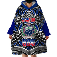 Samoa 685 Wearable Blanket Hoodie Samoan Coat Of Arms Simple Style LT14 - Polynesian Pride