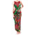 Mele Kalikimaka Hawaii Tank Maxi Dress Mongoose Santa With Ohia Lehua