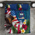 United States And Samoa Bedding Set USA Flag Eagle Mix Samoan Coat Of Arms LT14 Blue - Polynesian Pride