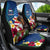 United States And Samoa Car Seat Cover USA Flag Eagle Mix Samoan Coat Of Arms LT14 - Polynesian Pride