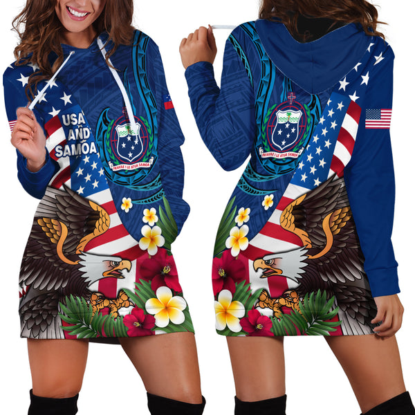 Samoa Hoodie - Samoan Warrior With Eagle main image 0