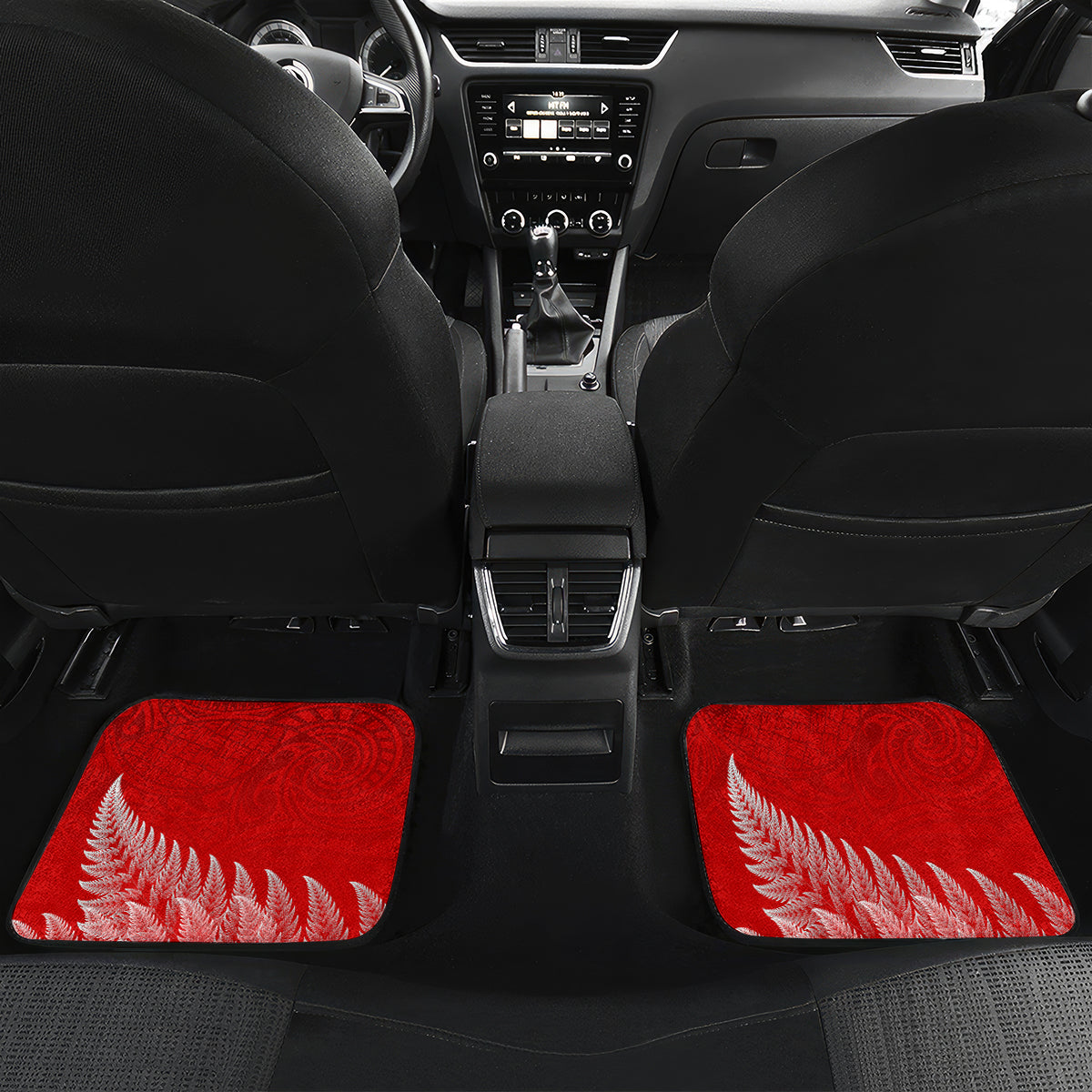 New Zealand Waitangi Day Car Mats NZ Maori Tui Bird With Kowhai Flowers LT14 - Polynesian Pride
