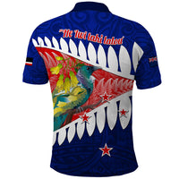 New Zealand Waitangi Day Polo Shirt NZ Maori Tui Bird With Kowhai Flowers LT14 - Polynesian Pride