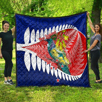 New Zealand Waitangi Day Quilt NZ Maori Tui Bird With Kowhai Flowers LT14 - Polynesian Pride
