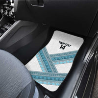 Custom Fiji Tapa Rugby 2025 Car Mats Go Champions Fijiana