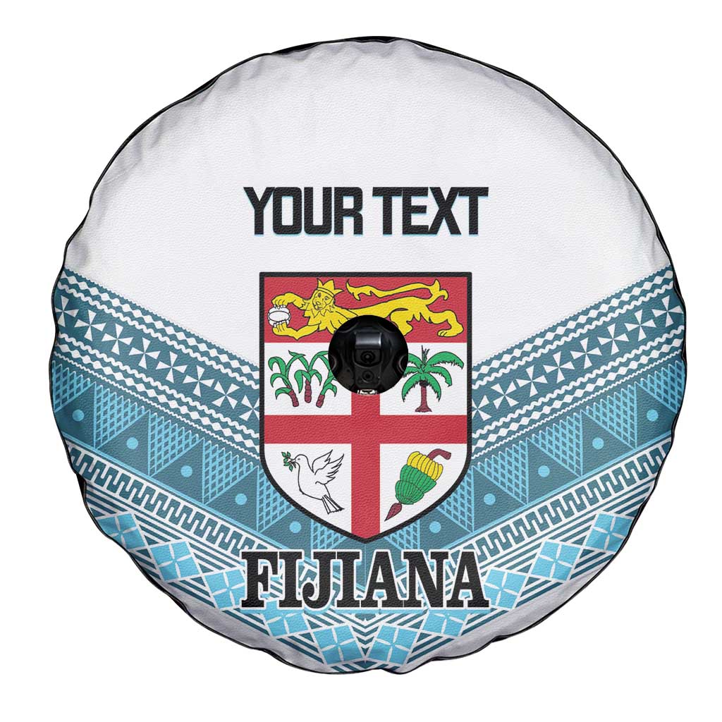 Custom Fiji Tapa Rugby 2025 Spare Tire Cover Go Champions Fijiana