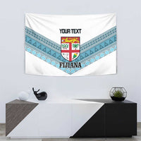Custom Fiji Tapa Rugby 2025 Tapestry Go Champions Fijiana