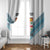 Custom Fiji Tapa Rugby 2025 Window Curtain Go Champions Fijiana
