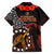 Cook Islands ANZAC Day Family Matching Long Sleeve Bodycon Dress and Hawaiian Shirt Poppies With Sea Turtle LT14 - Polynesian Pride