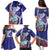 Biba Guam Liberation Day Family Matching Puletasi and Hawaiian Shirt Tano y Chamoru Latte Stone Blue