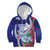 Biba Guam Liberation Day Kid Hoodie Tano y Chamoru Latte Stone Blue