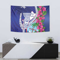 Biba Guam Liberation Day Tapestry Tano y Chamoru Latte Stone Blue