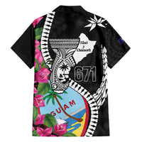 Biba Guam Liberation Day Hawaiian Shirt Tano y Chamoru Latte Stone Black