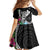 Biba Guam Liberation Day Kid Short Sleeve Dress Tano y Chamoru Latte Stone Black