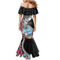 Biba Guam Liberation Day Mermaid Dress Tano y Chamoru Latte Stone Black
